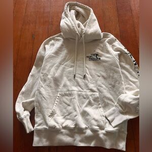 The North Face White Hoodie Sweatshirt